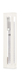 Dorit Judaica Clear Acrylic Mezuzah Case, White Frame - Gold or Silver Shin