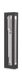 Dorit Judaica Clear Acrylic Mezuzah Case, Dark Gray Frame - Gold or Silver Shin