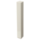 Dark Gray Plastic Mezuzah Case with Fine Gray Stripes, Silver Shin  Three Sizes