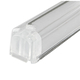 Clear Plastic Mezuzah Case, Dark Silver Speckles  Option: for 10 or 12 cm Scroll