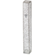 Clear Plastic Mezuzah Case, Light Silver Speckles  Option: 10 or 12 cm Scroll
