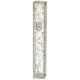 Perspex Transparent Plastic Mezuzah Case, Colored Confetti Design - 12 cm Scroll