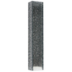 Glittering Gold Mezuzah Case of Perspex, Silver Shin - For Mezuzah Scroll 12 cm