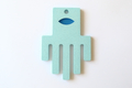 Graciela Noemi Handcrafted Blue Eye Abstract Hamsa