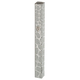 Silver Aluminum Mezuzah Case with Bubble Design, Silver Shin  Choice of Sizes