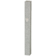 Silver Glitter Aluminum Mezuzah Case with Silver Shin