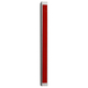 Silver Glitter Aluminum Mezuzah Case with Silver Shin