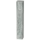 Gray Polyresin Marble Design Mezuzah Case, Shema Prayer Words - 12 cm Scroll