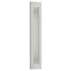 Rounded Light Gray Polyresin with Stone Effect Mezuzah Case  Silver Shin