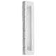 Gray Polyresin Stone Effect Mezuzah Case, Western Wall Design  Black Shin