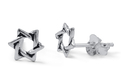 Star of David 925 Sterling Silver Stud Earrings