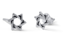Star of David 925 Sterling Silver Stud Earrings