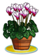 Dorit Judaica Free-Standing Sculpture - Colorful Bouquet of Cyclamen