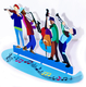 Dorit Judaica Free Standing Sculpture - Klezmer Players with Musical Notes