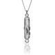 Ha'ari Kabbalah Ben Porat Amulet Case with Scroll - Sterling Silver