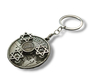 Spinner Key Chain with Revolving Stars of David - Travelers Prayer Words
