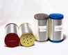 Dorit Judaica Spiral Design Salt Shaker with Hebrew Plaque - Shades of Silver