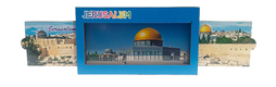 Colorful Wood Magnet with Pull-Out Sides  Dome of the Rock and Jerusalem