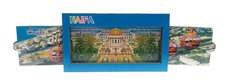 Slide-Open Wood Magnet - Haifa Scenes