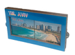 Colorful Wood Magnet with Pull-Out Sides - Tell Aviv Sea Front and Beaches