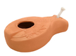 Replica of Ancient Biblical Clay Oil Lamp - Decorative Vine Engravings