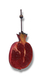 Ruby Red Pomegranate Wall Hanging - Polyresin