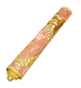 Gleaming Gold Mezuzah Case with Menorah, Jerusalem, Star of David - Color Choice