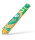 Gleaming Gold Mezuzah Case with Menorah, Jerusalem, Star of David - Color Choice