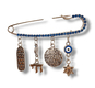 Jewish Blessings Pin for Baby Crib, Carriage or Stroller - Choose Boy or Girl