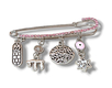 Jewish Blessings Pin for Baby Crib, Carriage or Stroller - Choose Boy or Girl