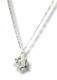 Pendant Necklace, Star of David with Gleaming Crystal - Choose Gold or Silver