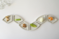 Graciela Noemi Handcrafted Modular Passover Seder Plate - White