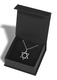 Adi Sidler Stainless Steel Necklace, Star of David with Contemporary Touch