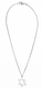 Adi Sidler Stainless Steel Necklace, Star of David with Contemporary Touch