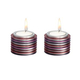 Yair Emanuel Small Tea Light Candlesticks, Stacked Discs  Colorful