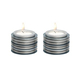 Yair Emanuel Small Tea Light Candlesticks, Stacked Discs  Colorful