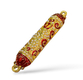 Small Gold Color Metal Mezuzah Case with Stones, Enamel - Choice of Colors