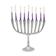 Yair Emanuel Classic Large Hanukkah Menorah - 12 Inches Height