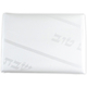 Polyester Shabbat and Yom Tov Classic White Tablecloth