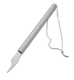Adi Sidler, Contemporary Style Torah Pointer with Etched Hebrew Words  Silver