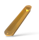 Small Gold Mezuzah Case, Ten Commandments with Star of David - Green-Blue Enamel