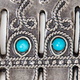 Silver Plated Ancient Wall Hamsa with Colorful Beads - Israel Museum Replica