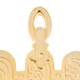 Gold Plated Wall Hamsa Based on Morocco Synagogue Lamp Decoration - Israel Museum