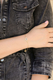 Sterling Silver Bracelet with Blue Evil Eye Protection - Choice of Finish