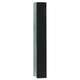 Glass Mezuzah Case with Glittering Silver Front - Silicon Cork
