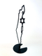 Iris Design Stand-Alone Table Sculpture, Map of Israel Outline with Star of David