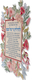 Dorit Judaica Lucite Wall Art, Sabbath Candle Blessing and Prayer - Pink Flowers