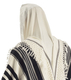 Talitnia Yemenite Tallit Temani Prayer Shawl - Net Fringes - Six Rows Knotting