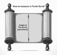 Velvet Torah Mantle Cover for Torah Scroll - Temple Menorah