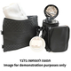 Insulated Weatherproof Tallit and Tefillin Bags with Aaronic Prayer  Green